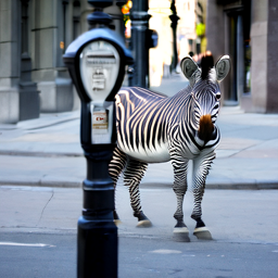 Zebra and parking meter, train long test rewritten.