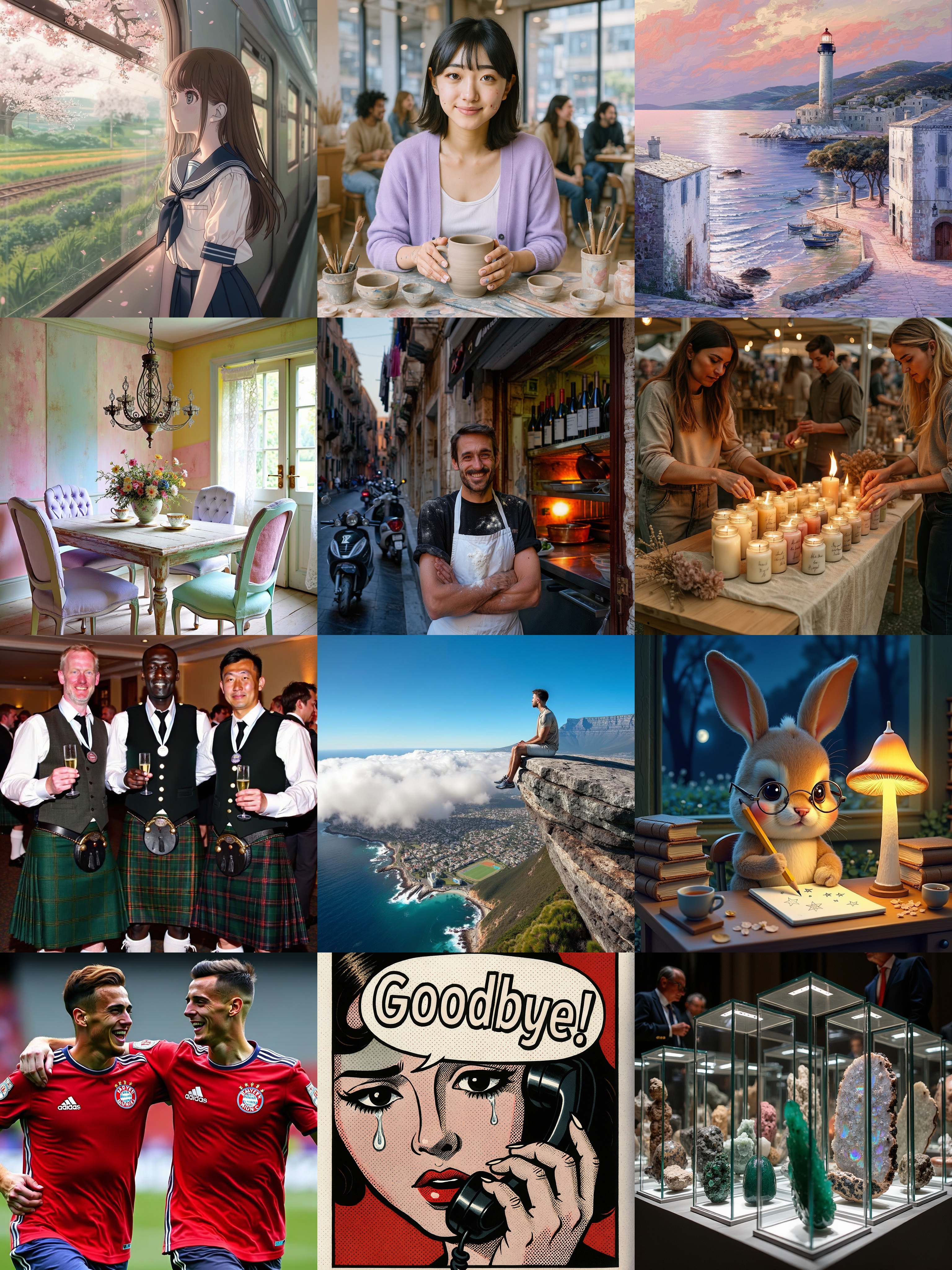 Curated general image generation examples from i1.